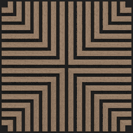 Mexen Linea 02 akustický nástenný panel 60 x 60 cm (4ks), plsť 9 mm, technická dyha, Svetlý Orech - S110-60607-02-047