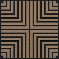 Mexen Linea 02 akustický nástenný panel 60 x 60 cm (4ks), plsť 9 mm, technická dyha, Svetlý Orech - S110-60607-02-047