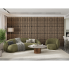 Mexen Linea 02 akustický nástenný panel 60 x 60 cm (4ks), plsť 9 mm, technická dyha, Svetlý Orech - S110-60607-02-047