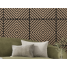 Mexen Linea 03 akustický nástenný panel 60 x 60 cm (4 ks), plsť 9 mm, technická dyha, Svetlý Orech - S110-60607-03-047