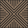 Mexen Linea 06 akustický stenový panel 60 x 60 cm (4ks), plsť 9 mm, technická dyha, Svetlý Orech - S110-60607-06-047