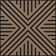 Mexen Linea 06 akustický stenový panel 60 x 60 cm (4ks), plsť 9 mm, technická dyha, Svetlý Orech - S110-60607-06-047