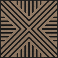 Mexen Linea 06 akustický stenový panel 60 x 60 cm (4ks), plsť 9 mm, technická dyha, Svetlý Orech - S110-60607-06-047