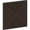 Mexen Linea 08 akustický nástenný panel 60 x 60 cm (4ks), plsť 9 mm, technická dyha, Dub Mocca - S110-60607-08-045