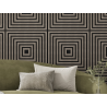 Mexen Linea 13 akustický stenový panel 60 x 60 cm (4 ks), plsť 9 mm, technická dyha, Sivý Dub - S110-60607-13-043
