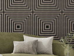 Mexen Linea 13 akustický stenový panel 60 x 60 cm (4 ks), plsť 9 mm, technická dyha, Sivý Dub - S110-60607-13-043