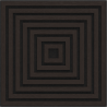 Mexen Linea 13 akustický stenový panel 60 x 60 cm (4 ks), plsť 9 mm, technická dyha, Čierny Dub - S110-60607-13-046