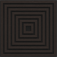 Mexen Linea 13 akustický stenový panel 60 x 60 cm (4ks), plsť 9 mm, technická dyha, Čierny Dub - S110-60607-13-046