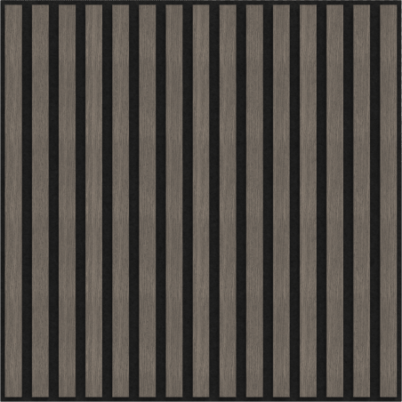 Mexen Linea 15 akustický stenový panel 60 x 60 cm (4ks), plsť 9 mm, technická dyha, Šedý Dub - S110-60607-15-043
