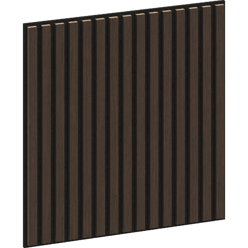 Mexen Linea 15 akustický stenový panel 60 x 60 cm (4 ks), plsť 9 mm, technická dyha, dub Mocca - S110-60607-15-045