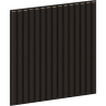 Mexen Linea 15 akustický stenový panel 60 x 60 cm (4 ks), plsť 9 mm, technická dyha, Čierny Dub - S110-60607-15-046