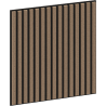 Mexen Linea 15 akustický stenový panel 60 x 60 cm (4ks), plsť 9 mm, technická dyha, Svetlý Orech - S110-60607-15-047