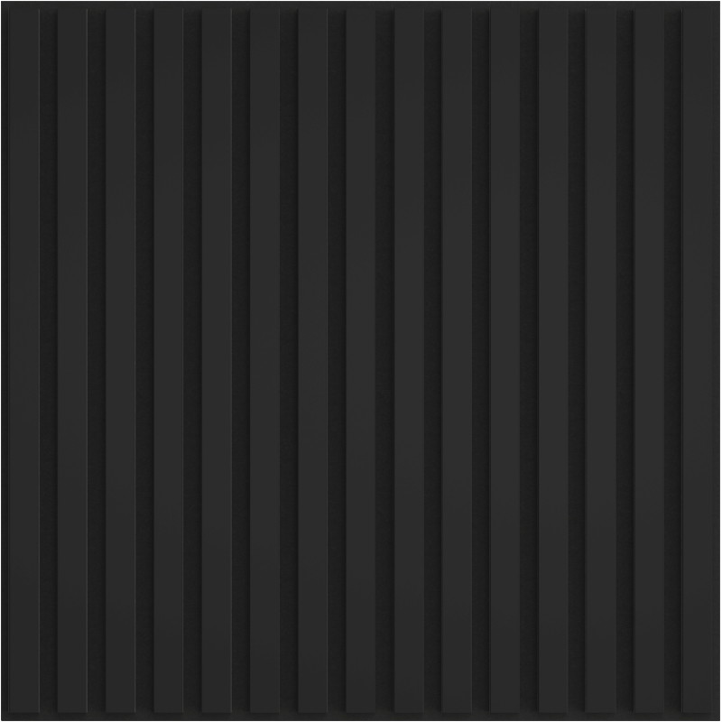 Mexen Linea 15 akustický nástenný panel 60 x 60 cm (4 ks), plsť 9 mm, technická dyha, čierny mat - S110-60607-15-053