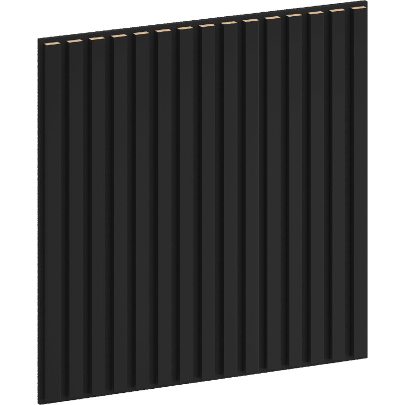 Mexen Linea 15 akustický nástenný panel 60 x 60 cm (4 ks), plsť 9 mm, technická dyha, čierny mat - S110-60607-15-053