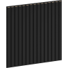 Mexen Linea 15 akustický nástenný panel 60 x 60 cm (4 ks), plsť 9 mm, technická dyha, čierny mat - S110-60607-15-053