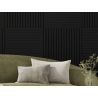 Mexen Linea 15 akustický nástenný panel 60 x 60 cm (4 ks), plsť 9 mm, technická dyha, čierny mat - S110-60607-15-053