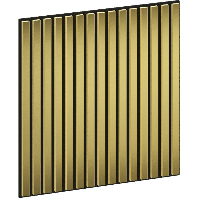 Mexen Linea 15 akustický nástenný panel 60 x 60 cm (4ks), plsť 9 mm, technická dýha, Zlatý - S110-60607-15-057