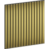Mexen Linea 15 akustický nástenný panel 60 x 60 cm (4ks), plsť 9 mm, technická dýha, Zlatý - S110-60607-15-057
