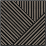 Mexen Linea 25 akustický nástenný panel 60 x 60 cm (4ks), plstený 9 mm, technická dyha, Sivý Dub - S110-60607-25-043