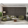 Mexen Linea 25 akustický nástenný panel 60 x 60 cm (4ks), plstený 9 mm, technická dyha, Sivý Dub - S110-60607-25-043