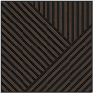 Mexen Linea 25 akustický nástenný panel 60 x 60 cm (4 ks), plsť 9 mm, technická dyha, Mocca Dub - S110-60607-25-045