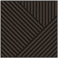 Mexen Linea 25 akustický stenový panel 60 x 60 cm (4 ks), plsť 9 mm, technická dyha, Dub Mocca - S110-60607-25-045