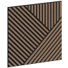 Mexen Linea 25 akustický stenový panel 60 x 60 cm (4 ks), plsť 9 mm, technická dyha, svetlý orech - S110-60607-25-047