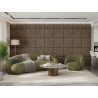 Mexen Linea 25 akustický stenový panel 60 x 60 cm (4 ks), plsť 9 mm, technická dyha, svetlý orech - S110-60607-25-047