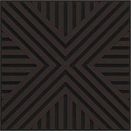 Mexen Linea 26 akustický stenový panel 60 x 60 cm (4 ks), plsť 9 mm, technická dyha, Čierny Dub - S110-60607-26-046