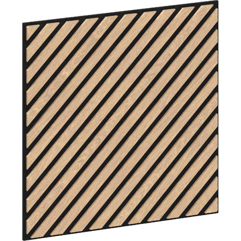Mexen Lam-B stenové lamely 275 x 30 cm, HDF doska 4 mm, technická dyha, Pieskový Dub - S100-275307-3015-001