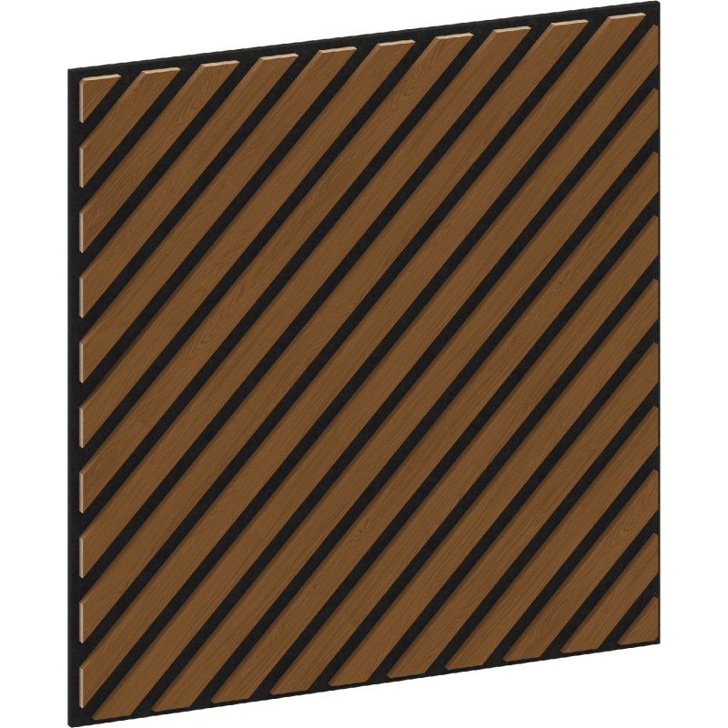 Mexen Linea 39 akustický stenový panel 60 x 60 cm (4 ks), plsť 9 mm, technická dyha, prírodný dub - S110-60607-39-042