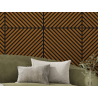 Mexen Linea 39 akustický stenový panel 60 x 60 cm (4 ks), plsť 9 mm, technická dyha, prírodný dub - S110-60607-39-042
