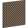 Mexen Lam-B stenové lamely 275 x 30 cm, HDF doska 4 mm, technická dyha, Pieskový Dub - S100-275307-3015-001