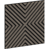 Mexen Linea 01 akustický nástenný panel 60 x 60 cm (4 ks), plsť 9 mm, technická dyha, sivý dub - S110-60607-01-043