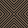 Mexen Linea 01 akustický stenový panel 60 x 60 cm (4ks), plsť 9 mm, technická dyha, Tmavý Orech - S110-60607-01-044