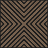 Mexen Linea 01 akustický nástenný panel 60 x 60 cm (4 ks), 9 mm plsť, technická dyha, Tmavý Orech - S110-60607-01-044