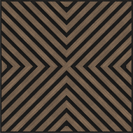 Mexen Linea 01 akustický stenový panel 60 x 60 cm (4ks), plsť 9 mm, technická dyha, Tmavý Orech - S110-60607-01-044