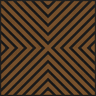 Mexen Linea 01 akustický stenový panel 60 x 60 cm (4ks), plsť 9 mm, technická dyha, Prírodný Dub - S110-60607-01-042