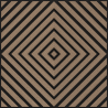 Mexen Linea 03 akustický nástenný panel 60 x 60 cm (4 ks), plsť 9 mm, technická dyha, Svetlý Orech - S110-60607-03-047