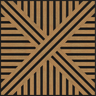 Mexen Linea 05 akustický stenový panel 60 x 60 cm (4 ks), plsť 9 mm, technická dyha, Dub Classic - S110-60607-05-041