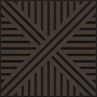 Mexen Linea 05 akustický nástenný panel 60 x 60 cm (4ks), plsť 9 mm, technická dyha, Mocca dub - S110-60607-05-045