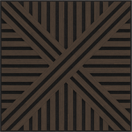 Mexen Linea 05 akustický stenový panel 60 x 60 cm (4ks), plsť 9 mm, technická dyha, Dub Mocca - S110-60607-05-045