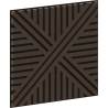 Mexen Linea 05 akustický stenový panel 60 x 60 cm (4ks), plsť 9 mm, technická dyha, Dub Mocca - S110-60607-05-045