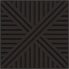 Mexen Linea 05 akustický stenový panel 60 x 60 cm (4 ks), plsť 9 mm, technická dyha, Čierny Dub - S110-60607-05-046