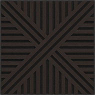 Mexen Linea 05 akustický stenový panel 60 x 60 cm (4ks), plsť 9 mm, technická dyha, Čierny Dub - S110-60607-05-046
