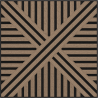 Mexen Linea 05 akustický stenový panel 60 x 60 cm (4ks), plsť 9 mm, technická dyha, Svetlý orech - S110-60607-05-047