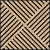Mexen Linea 08 akustický nástenný panel 60 x 60 cm (4ks), plsť 9 mm, technická dyha, Bielený Dub - S110-60607-08-040