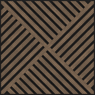 Mexen Linea 08 akustický stenový panel 60 x 60 cm (4ks), plsť 9 mm, technická dýha, Tmavý Orech - S110-60607-08-044