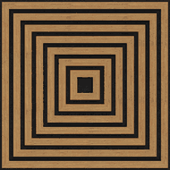 Mexen Linea 13 akustický nástenný panel 60 x 60 cm (4ks), plsť 9 mm, technická dýha, Dub Classic - S110-60607-13-041