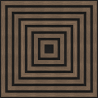 Mexen Linea 13 akustický stenový panel 60 x 60 cm (4 ks), plsť 9 mm, technická dyha, Tmavý Orech - S110-60607-13-044